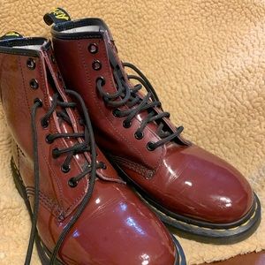 Doc Marten Boots Maroon